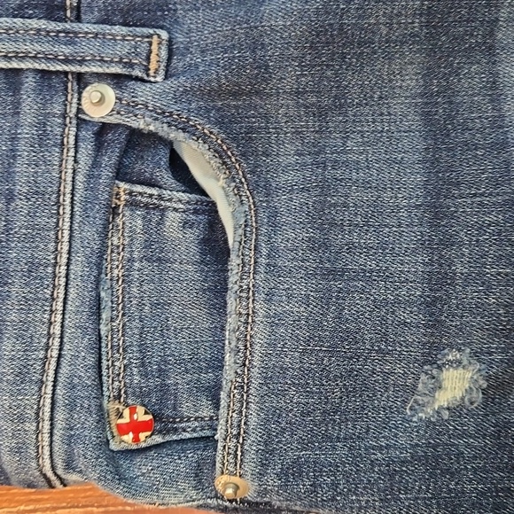 Hudson Jeans Women's Dark Blue Straight Jeans (Blair Style) - Picture 3 of 11